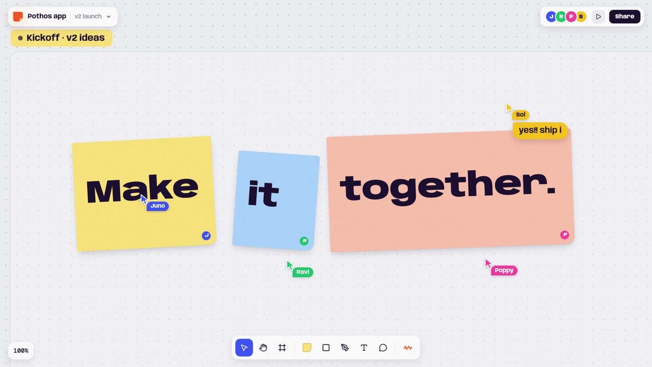 Frolic, Launch film for a design canvas